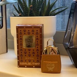 MCM Gold and Brown Backpack Charm - NEW IN BOX!
